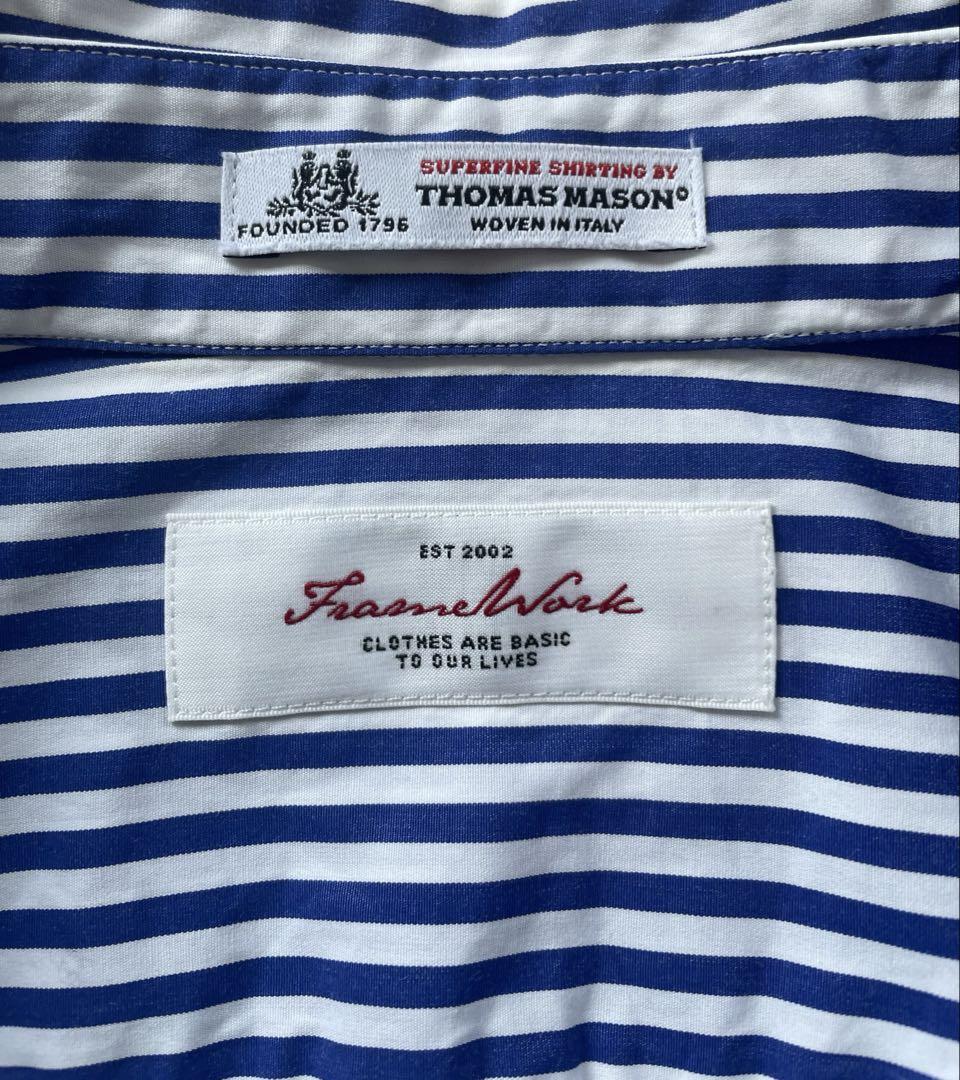本日タイムSALE✨FRAMeWORK & THOMAS MASON シャツ