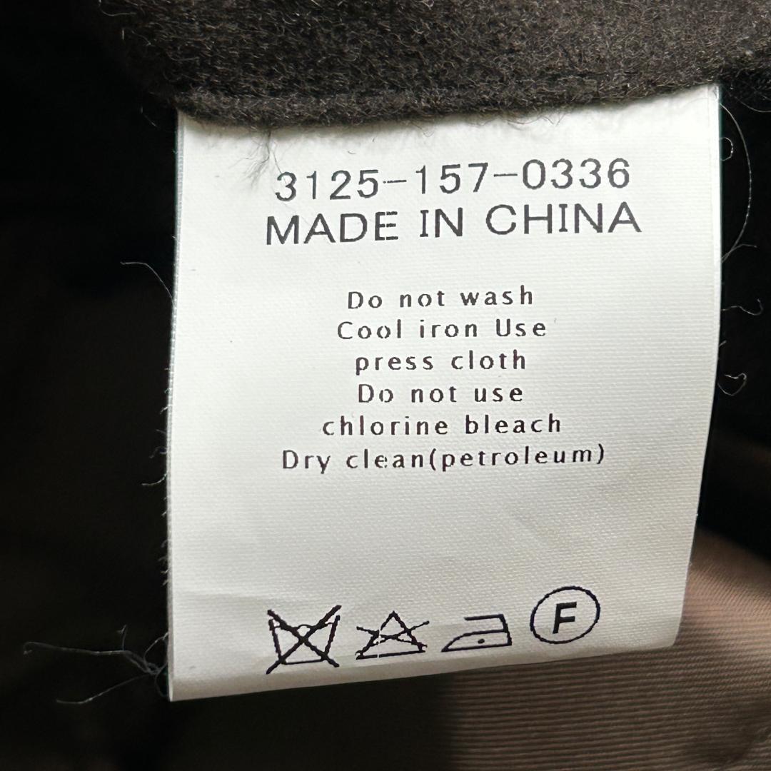 GRL Loro Piana STORM/S ステンカラーコート チェック M メンズ