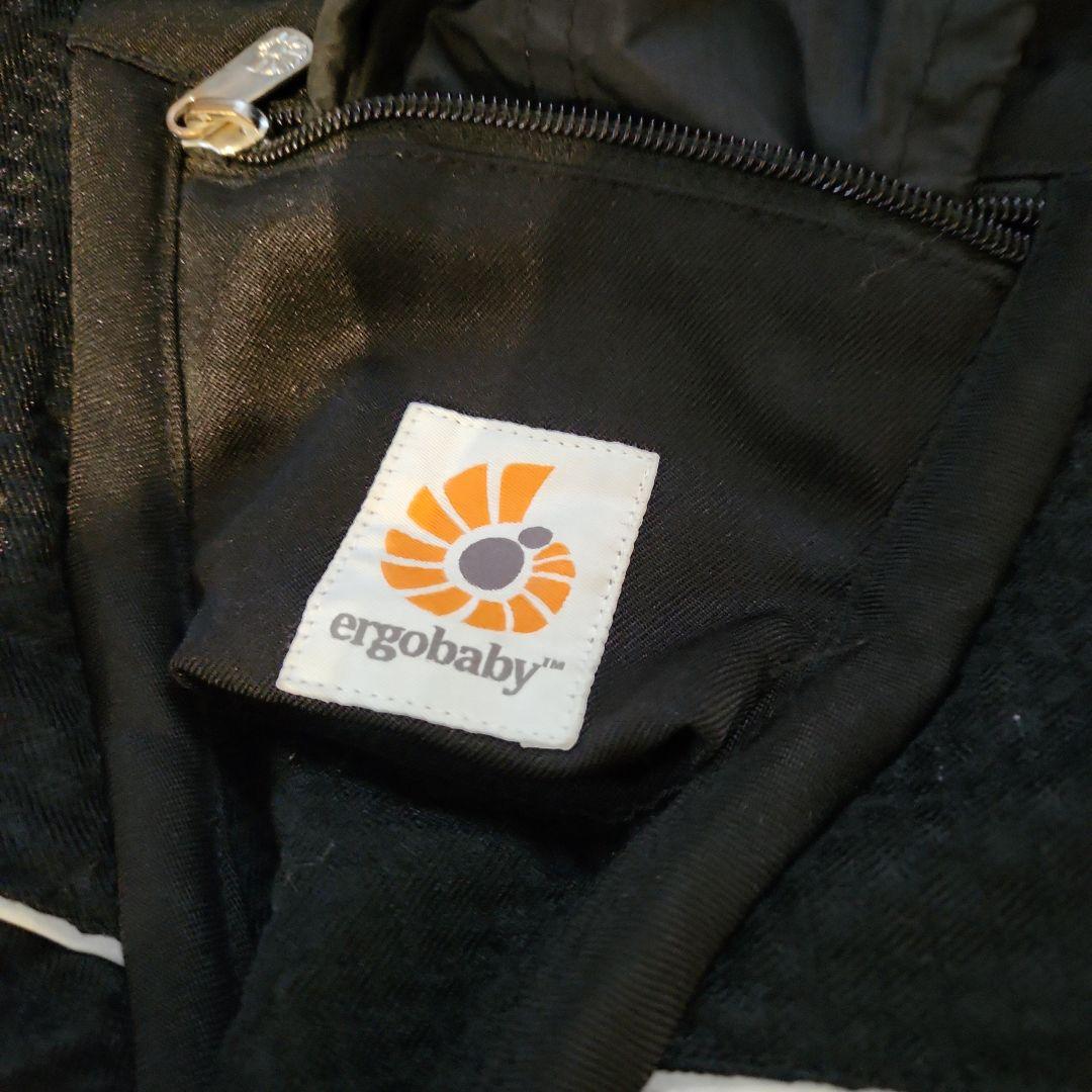 ergobaby 抱っこ紐 黒 星柄カバー付き