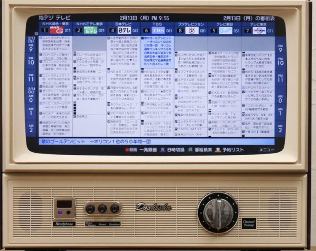 レトロ！デジタルテレビ（20型）