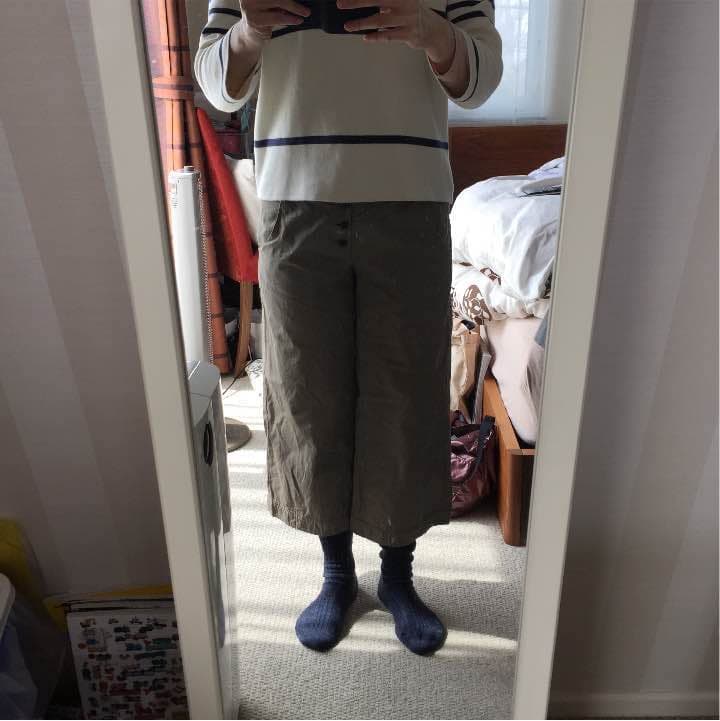 HUMAN WOMAN コットンガウチョパンツ☆tom tom☆ HUMAN WOMAN コットンガウチョパンツ☆tom tom様専用☆