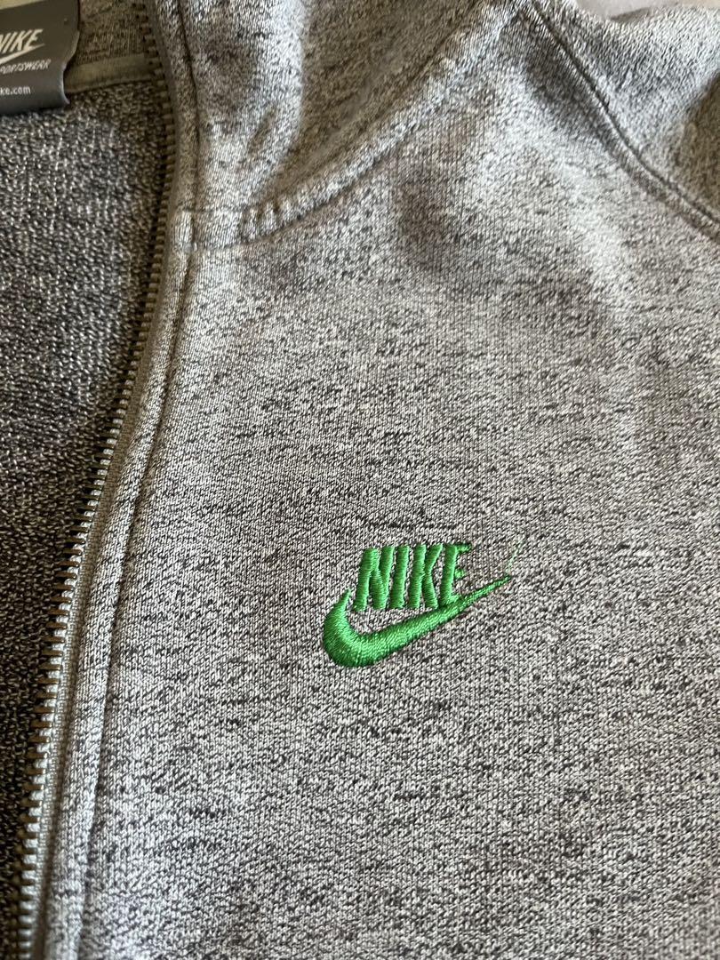 90s〜2000 OLD NIKE ハーフジップ パーカー 銀タグ Y2K