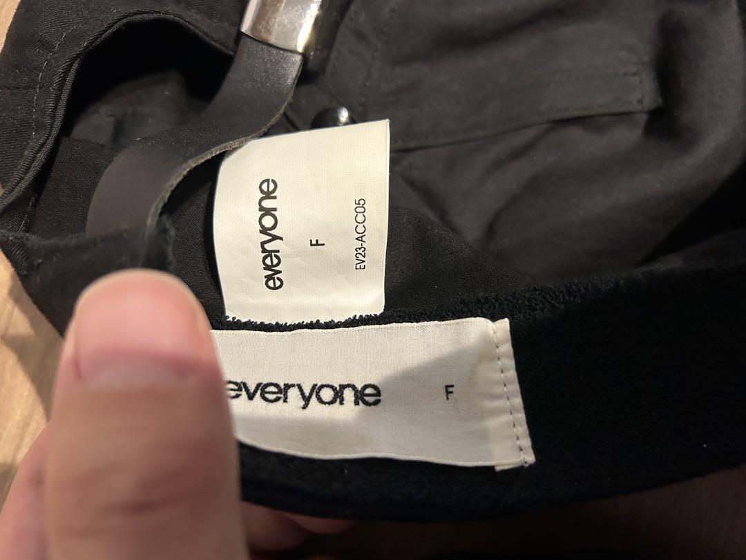帽子 everyone cotton baseball cap (BLACK)
