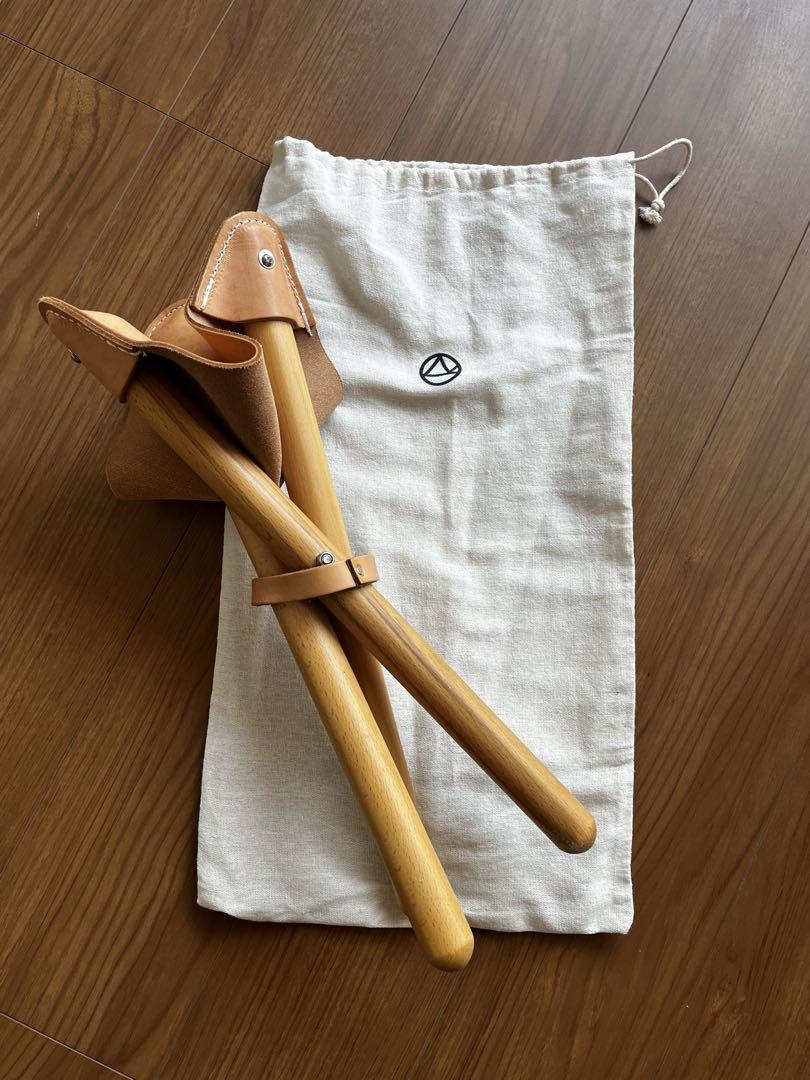 ヌメ革の折り畳み椅子 ROMO ロモ　sansa chair サンサチェアー