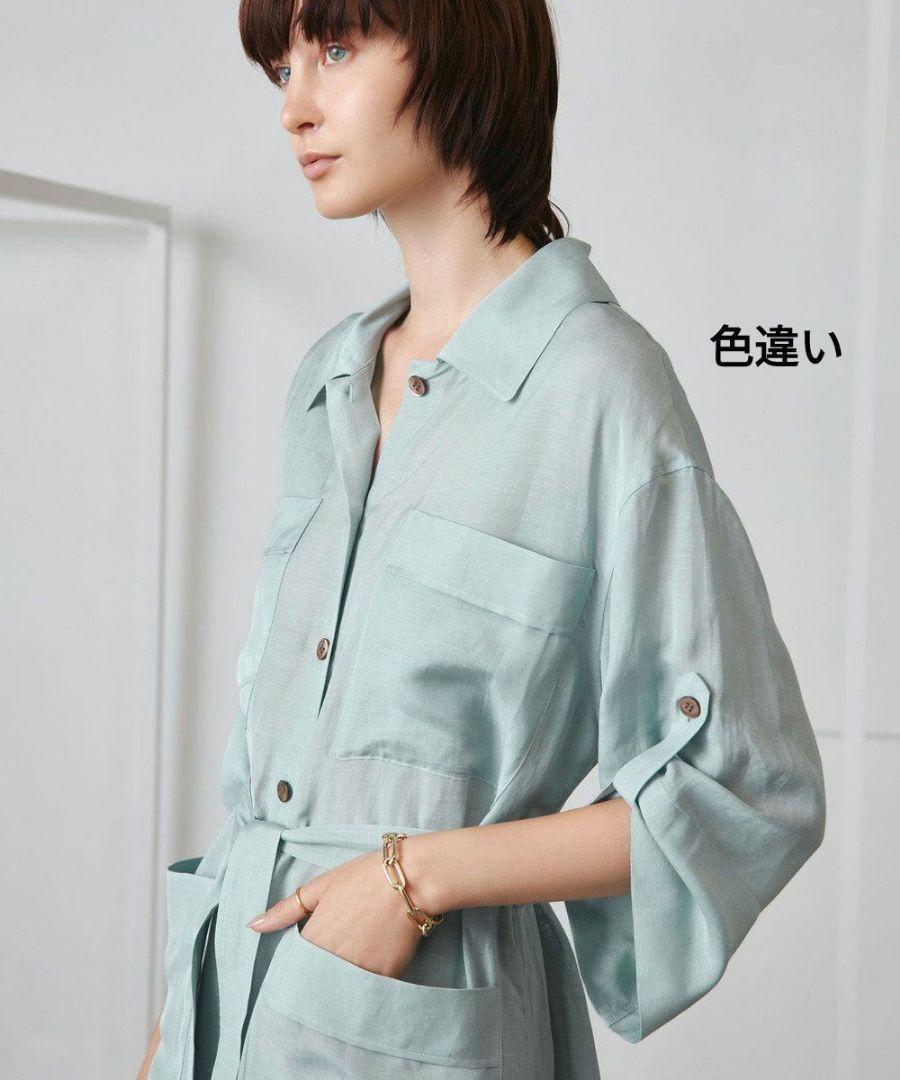 BEIGE.／VALLET ロングシャツジャケット ワンピース ブラック 黒