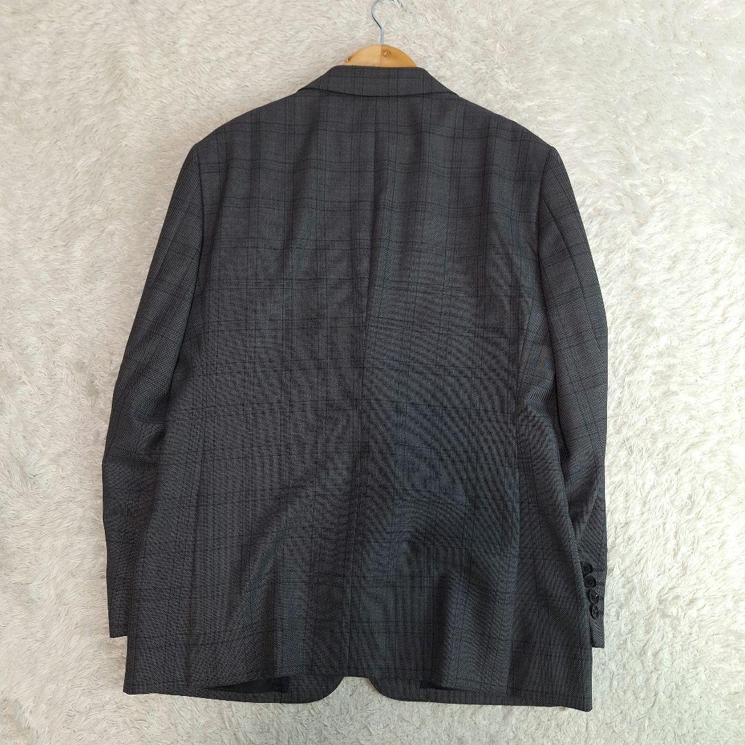 美品✨ジュンコシマダ　シルク　ビジネススーツ　スリーピース　チェック　AB4