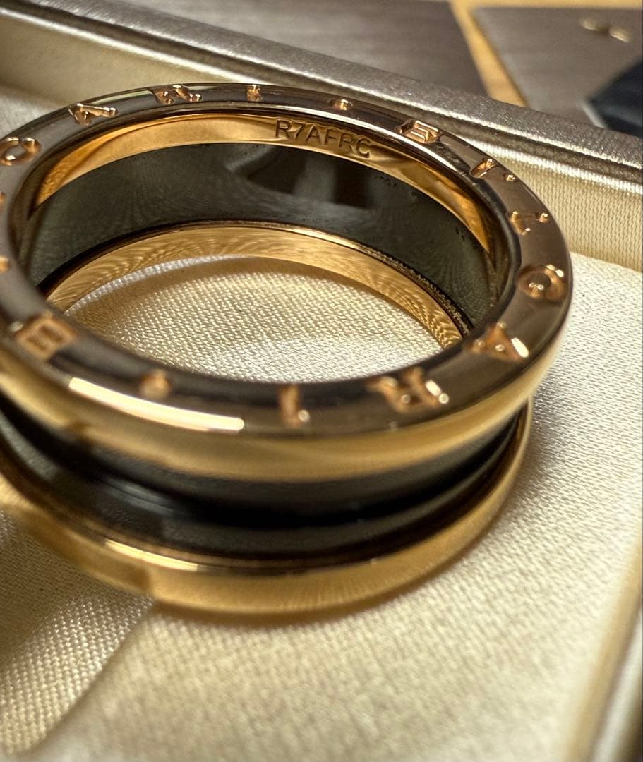 ブルガリ ビーゼロワン 2バンド リング 56号