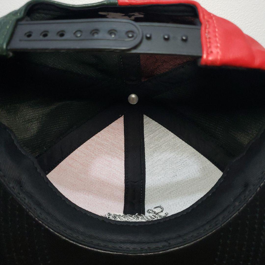 Supreme Leather Pinwheel Cap 6パネル レザー ☆★