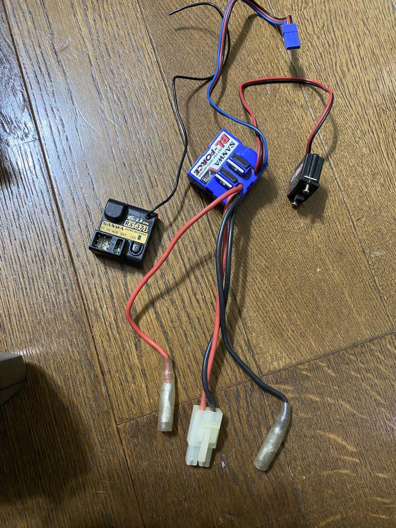 サンワ　2.4G プロポ 受信機 アンプ セット