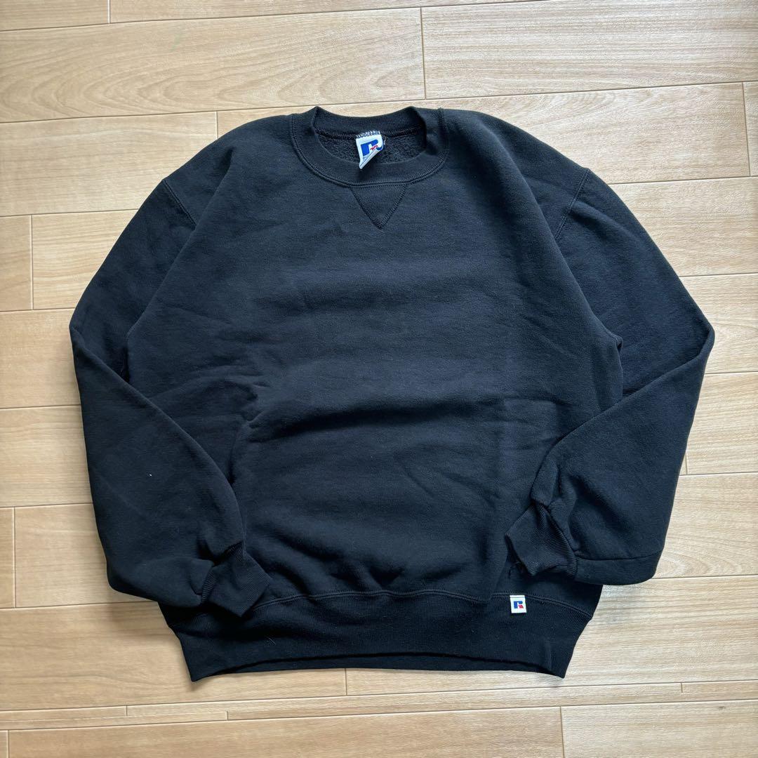 90s RUSSELL ATHLETIC スウェット USA製 黒 XXL