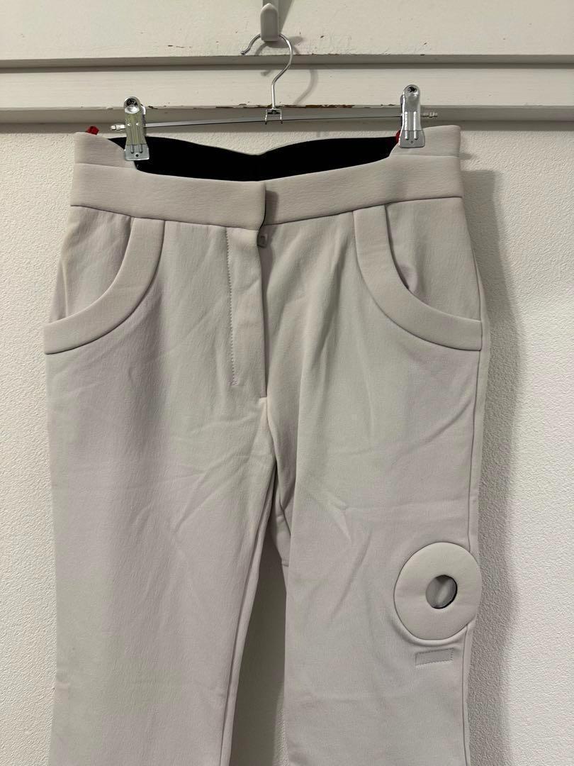 パンツ PRADA Deformation Nylon Leather Pant