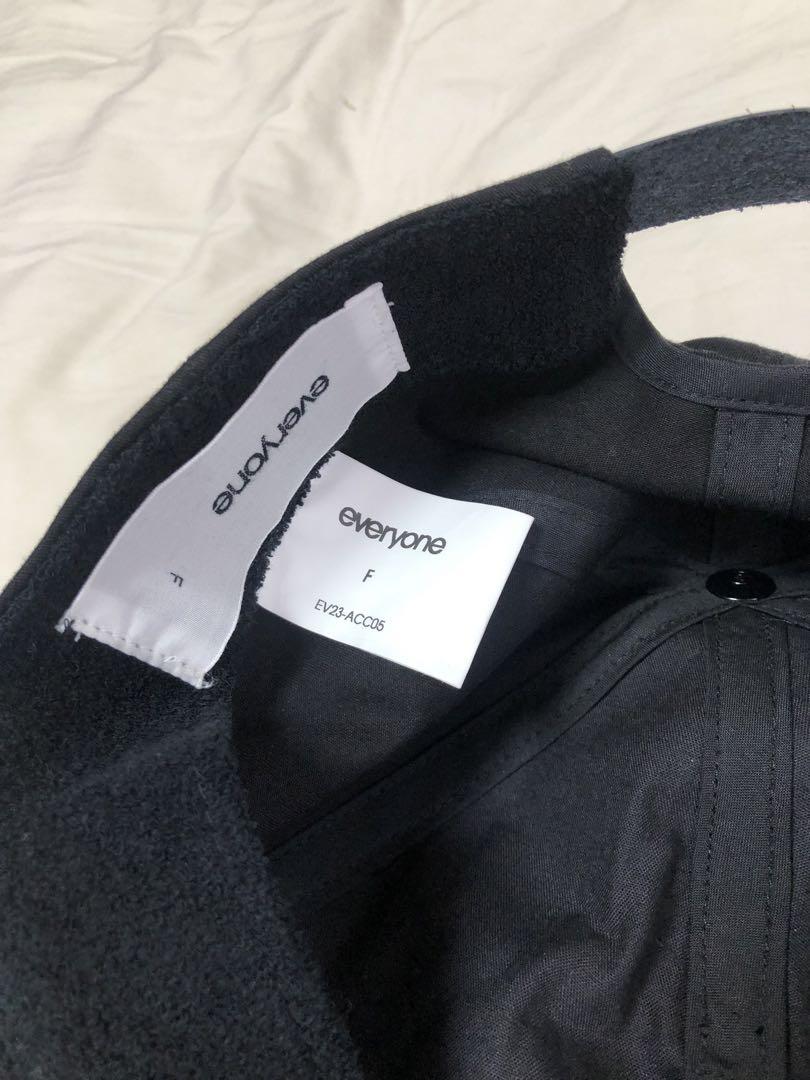 帽子 everyone 3layer cap cotton BLACK