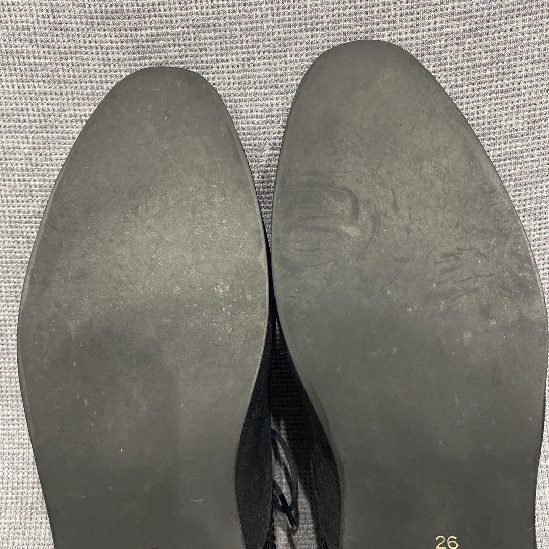 COMME des GARCONS オムプリュス 靴 スウェード ドレスシューズ