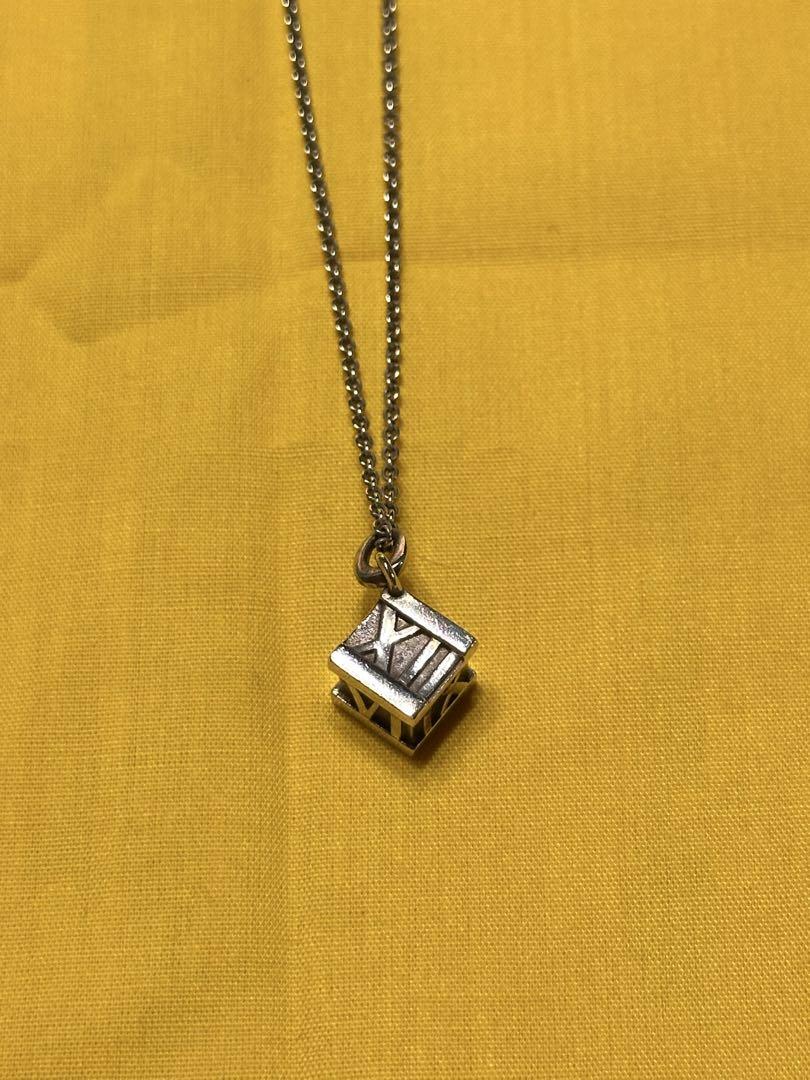 良品 ティファニー アトラス キューブ ネックレス SV925 箱、袋