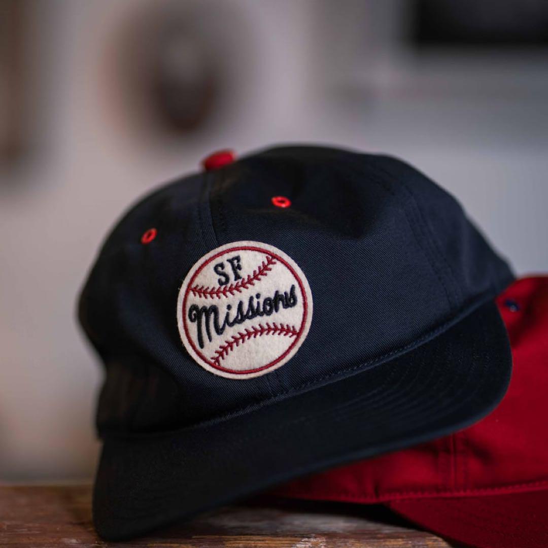 mission district ベースボール キャップ ネイビー
