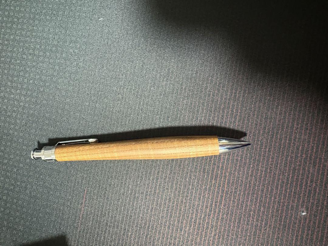 [ほぼ未使用] 工房楔　欅の杢　ペンシル楔 0.5