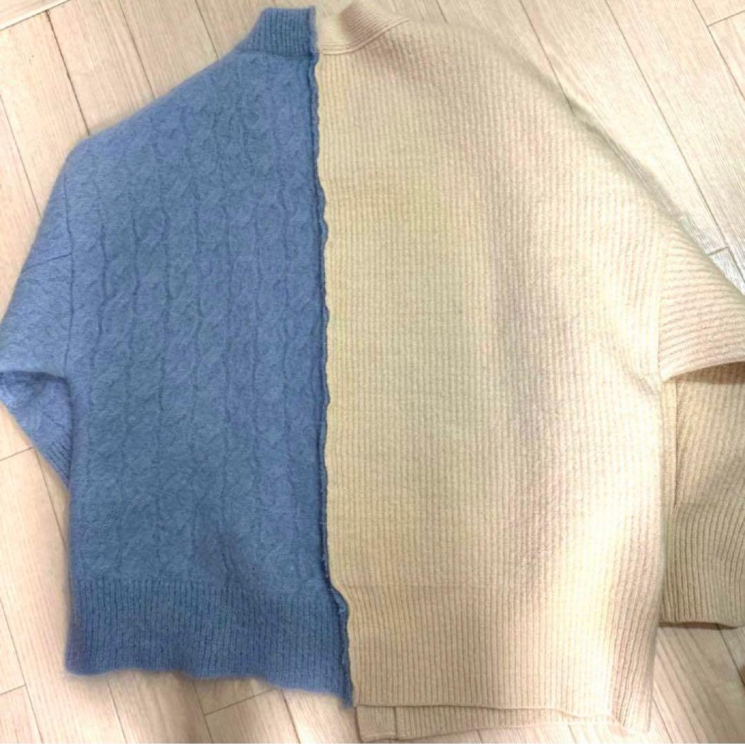 アシンメトリー カーディガン