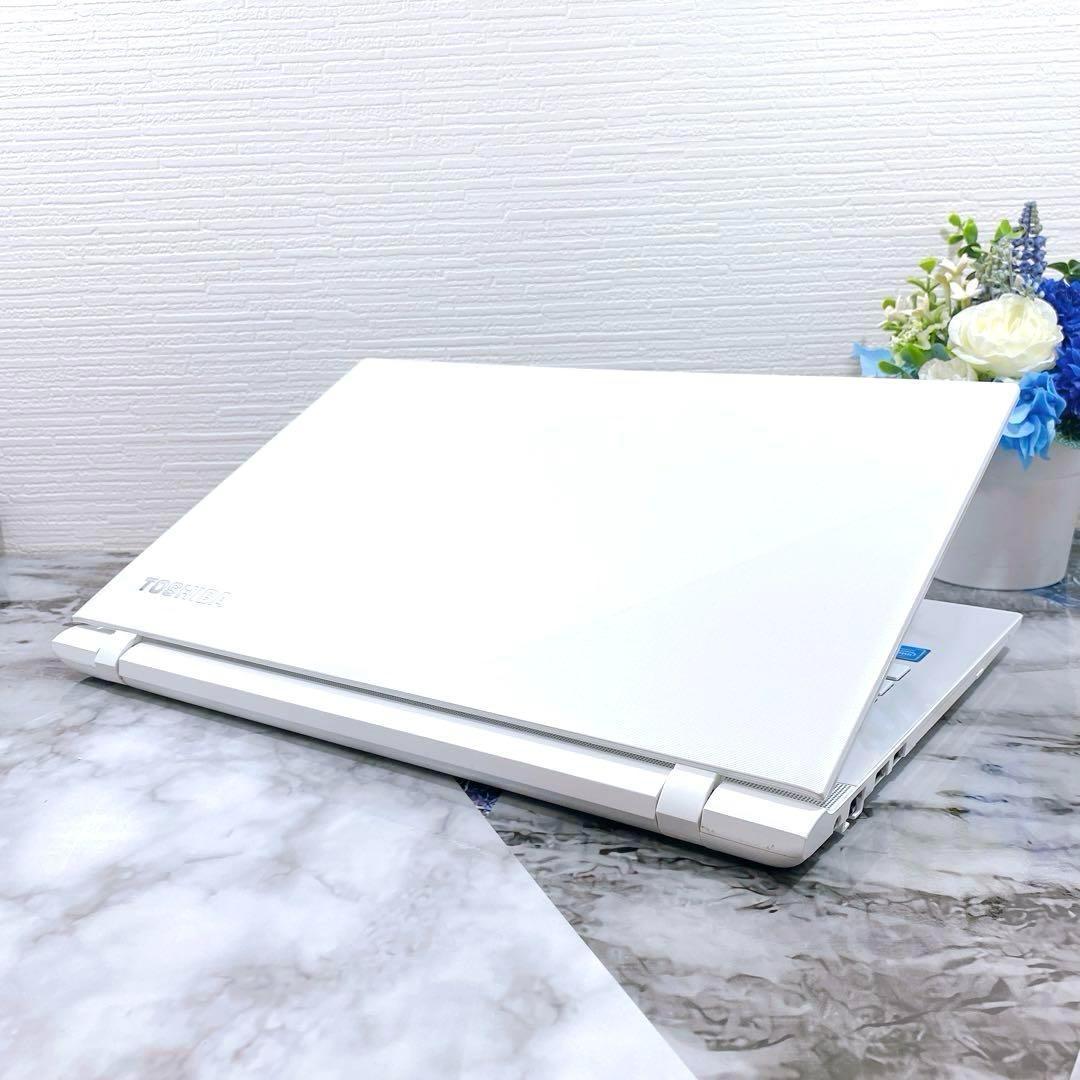 美品✨人気の白✨薄型ノートパソコン✨超大容量✨新品SSD1TB✨オフィス付き✨