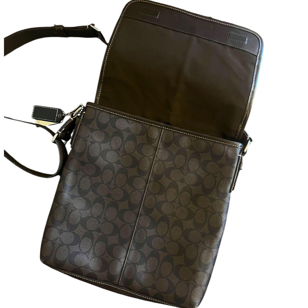 美品】COACH シグネチャー メッセンジャーバッグ ショルダー