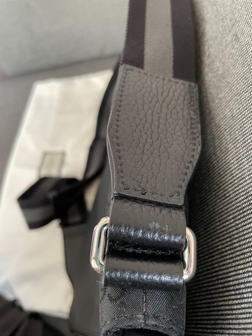 ラピタ☆GUCCI ショルダーバッグ 黒 GGパターン