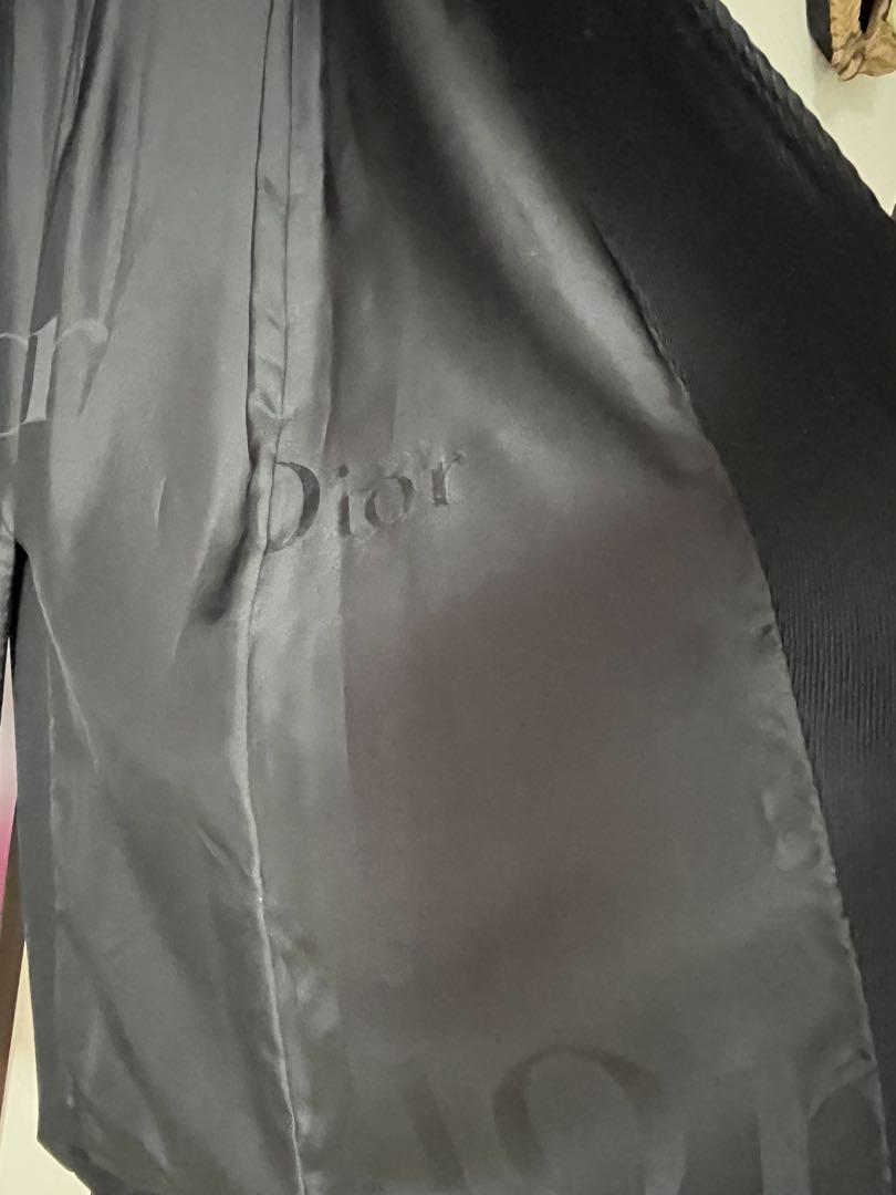 希少Christian Dior ロングコート 黒