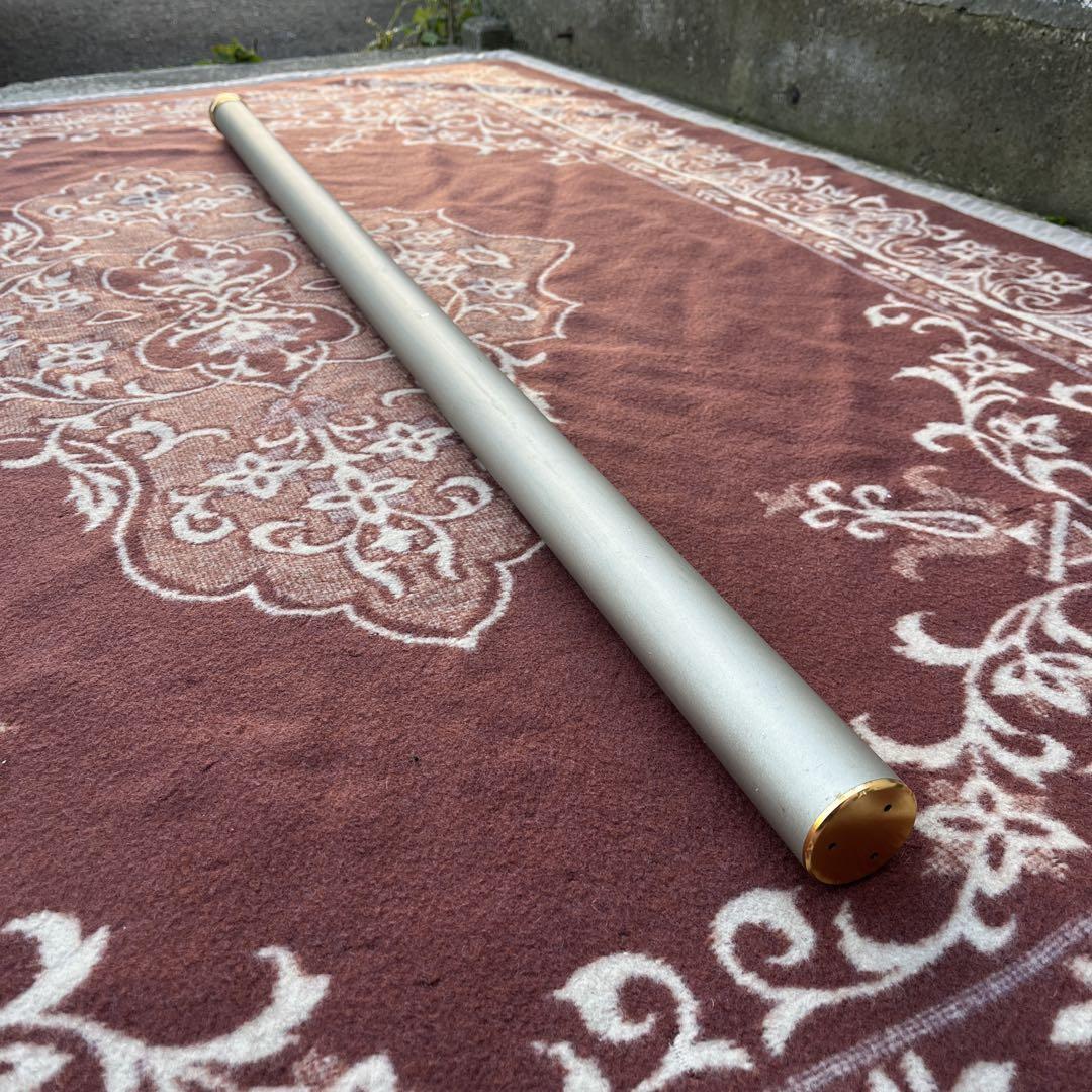 アルミ製 ロッドケース 130cm 釣具 竿 ロッド 収納ケース ホルダー