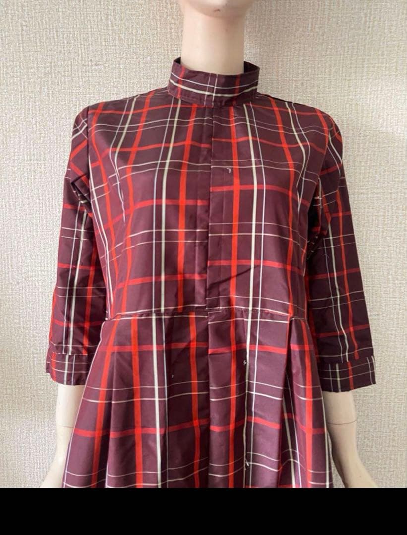 着物リメイクワンピース 大島紬