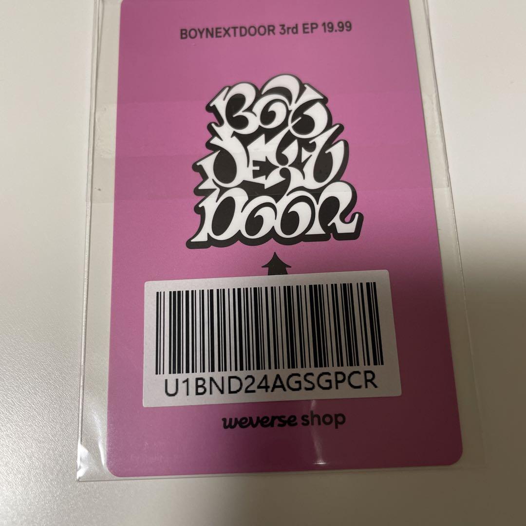 BOYNEXTDOOR ジェヒョン Weverse shop ラキドロ トレカ - メルカリ