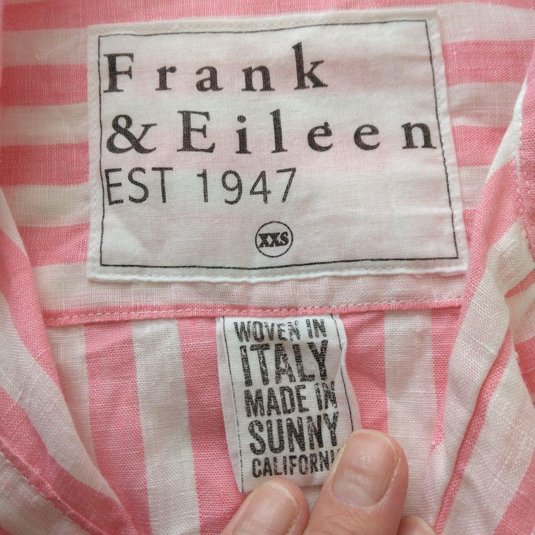 Frank & Eileen ピンクストライプ長袖シャツ XXS - メルカリ