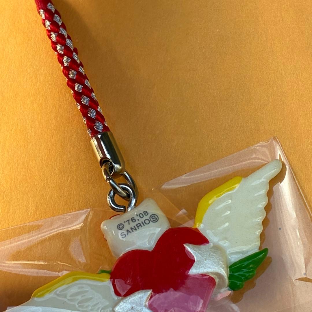 ★激レア★ハローキティ タトゥーKT LOVE 天使の羽 羽根 ストラップ 根付 ★激レア★ハローキティ タトゥーKT LOVE 天使の羽 羽根 ストラップ 根付