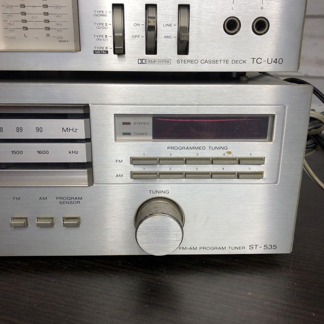 人気ブランド 海外通販 - 国内入手困難 FM/AM SONY チューナ TC-U40 カセットデッキ ST-535 その他
