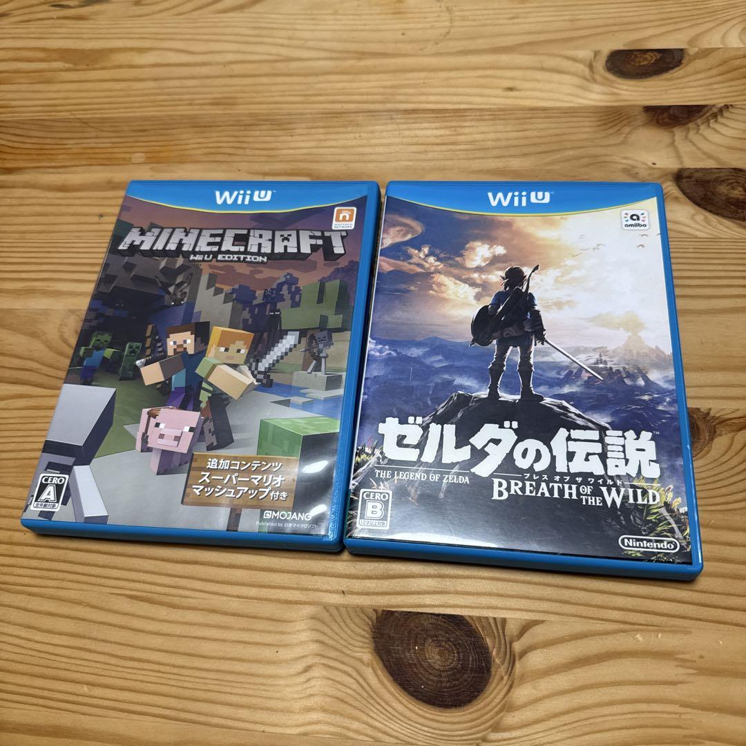 【Wii Uゼルダ+冒険セット】ブレワイ／無双／マイクラ Wii U 4,650円