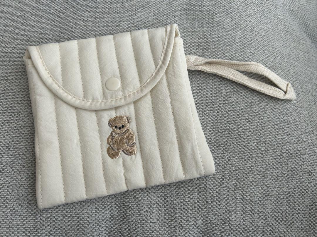 ミッフィー miffy キルティング ポーチ アイボリー