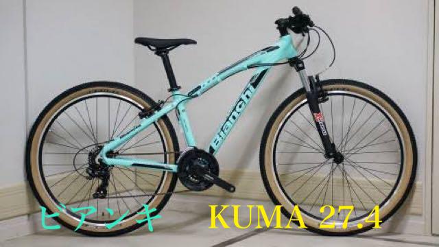 2018年 トラウト様 ビアンキ KUMA 27.4 380mm
