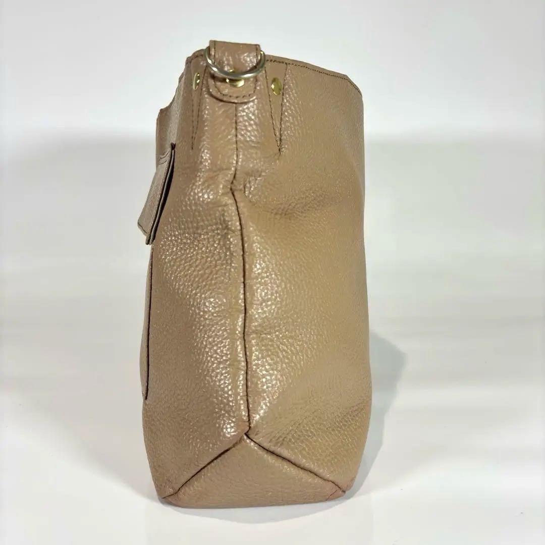 美品 ATAO アタオ エルヴィ 2way ショルダー アーモンド 美品 大