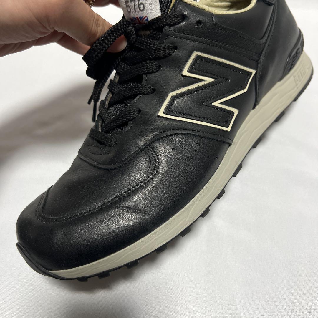 New Balance M576CKK レザー　ブラック 英国製