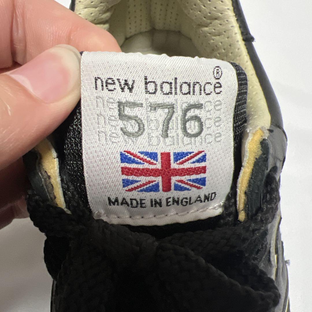 New Balance M576CKK レザー　ブラック 英国製