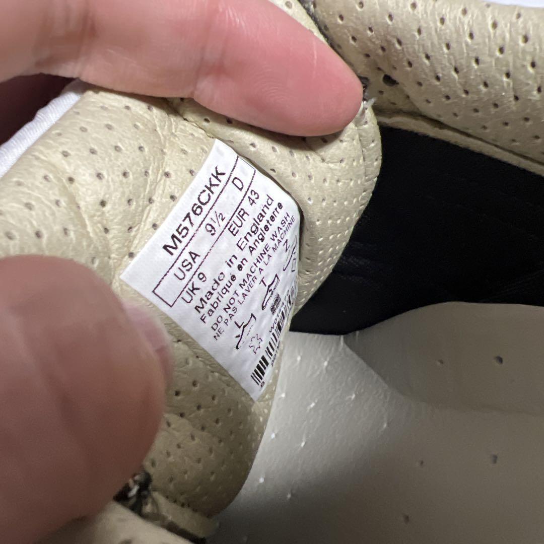 New Balance M576CKK レザー　ブラック 英国製