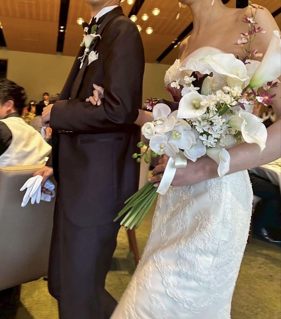 ウェディングブーケ&ブートニア 結婚式 ブライダル - メルカリ