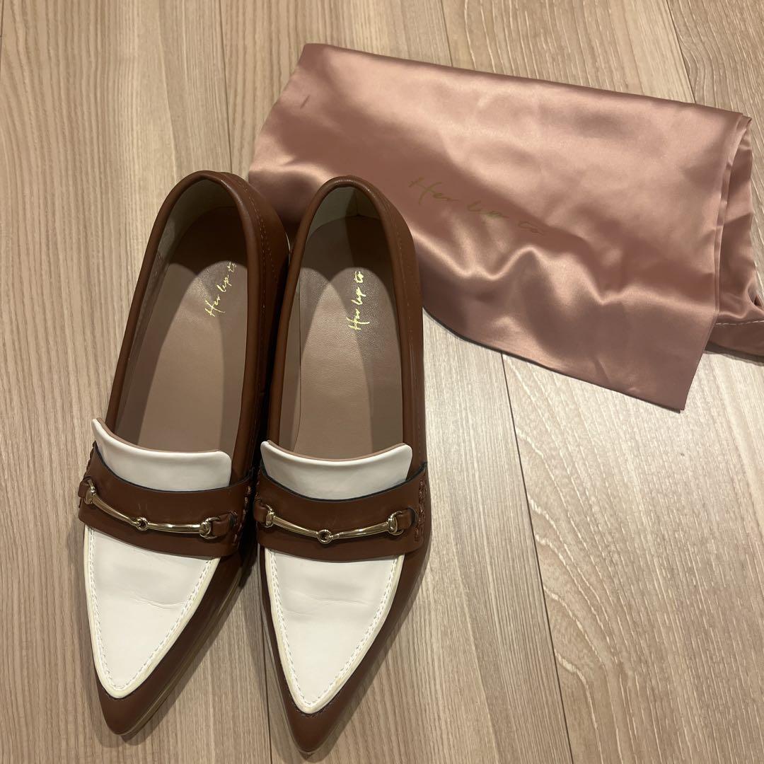 Herlipto ローファー Two-Tone Bit Loafers Herlipto Two-Tone Bit Loafers