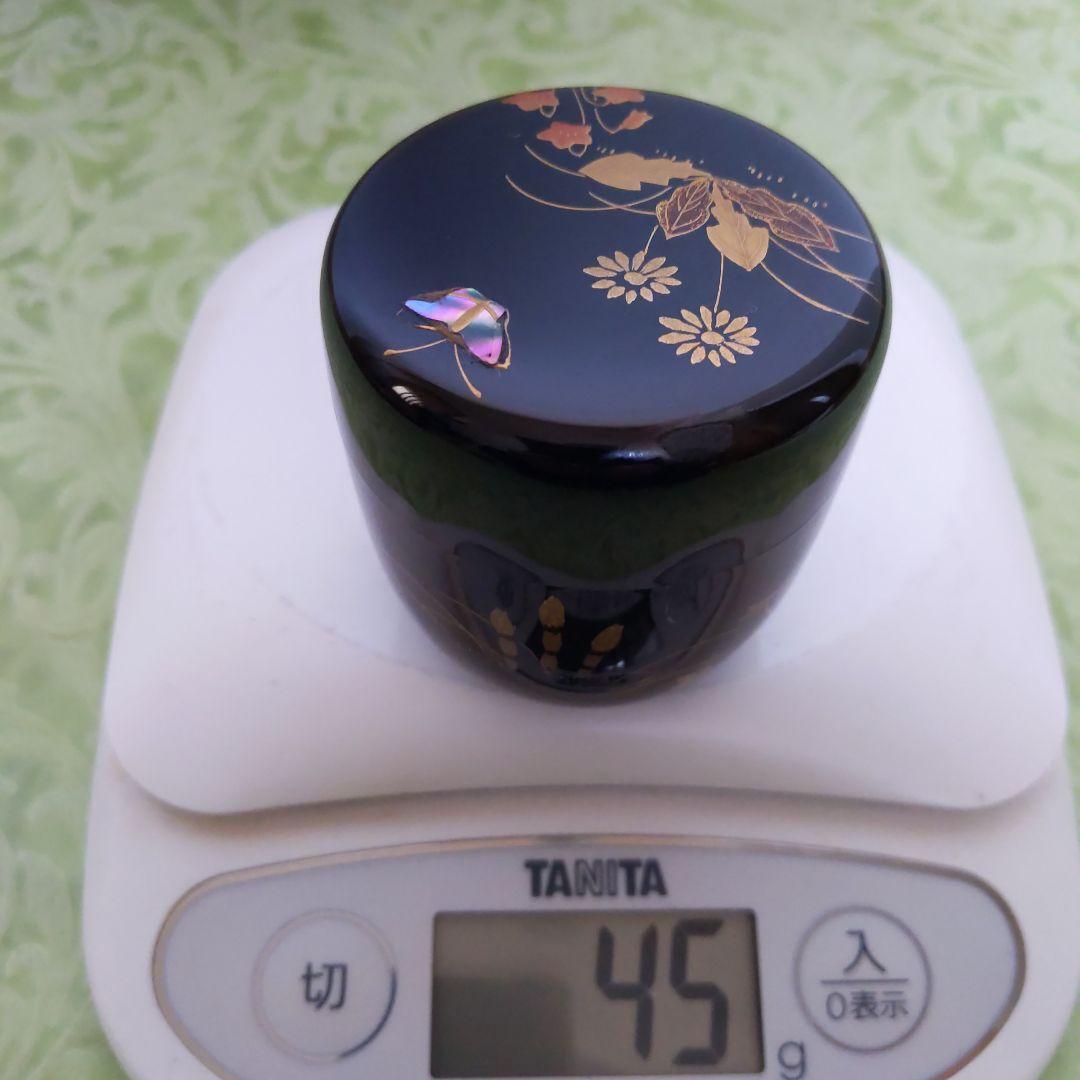 超格安価格 棗 利休 茶道具 春乃野 裏千家 表千家 輪島塗 「喜峰」作 蒔絵 工芸品