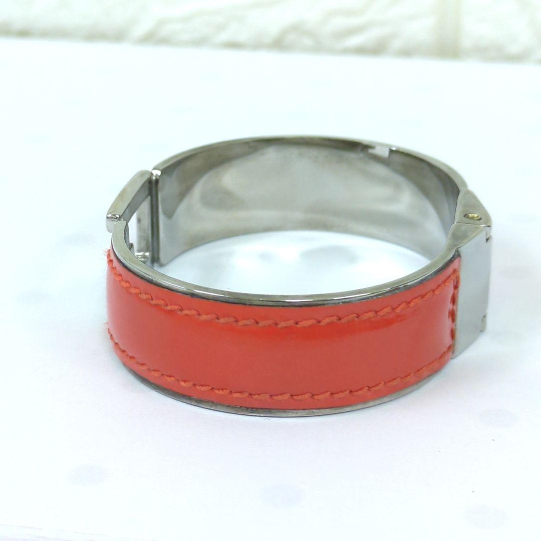 GUCCI - GUCCI グッチ Gモチーフ バングル オレンジ メタル