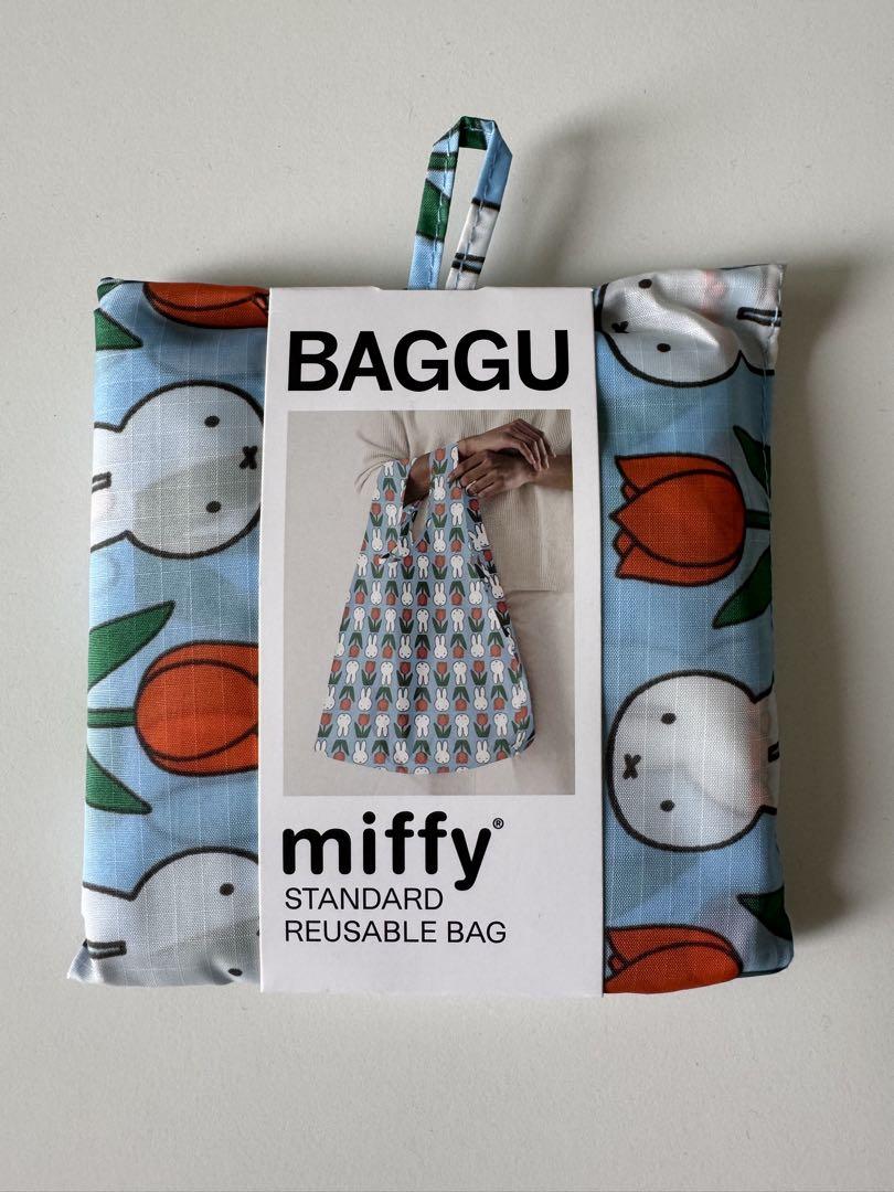 BAGGU miffy チューリップ柄 エコバッグ