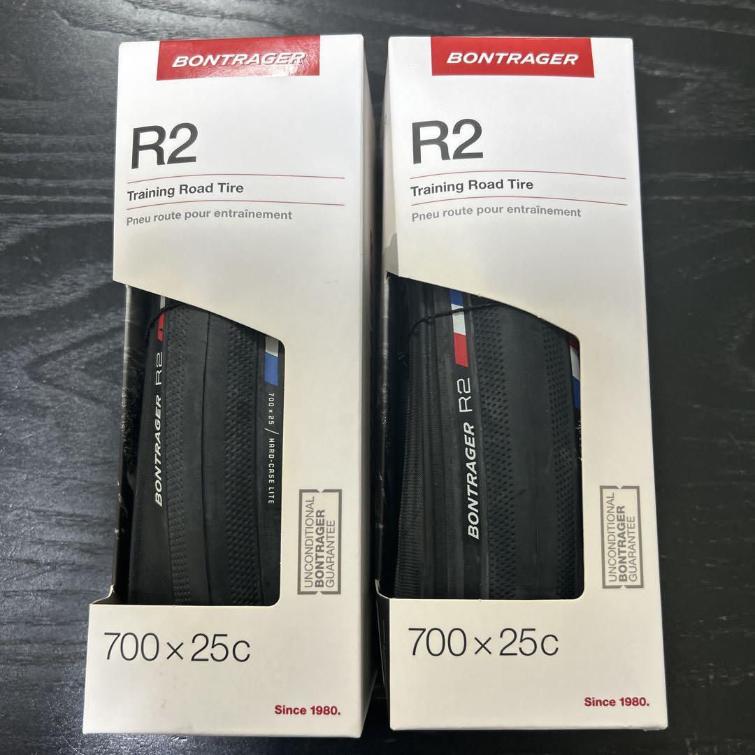 【新品】ボントレガータイヤ＆チューブセット　R2 700✖️25C箱無し ボントレガー R2 700×25C - メルカリ