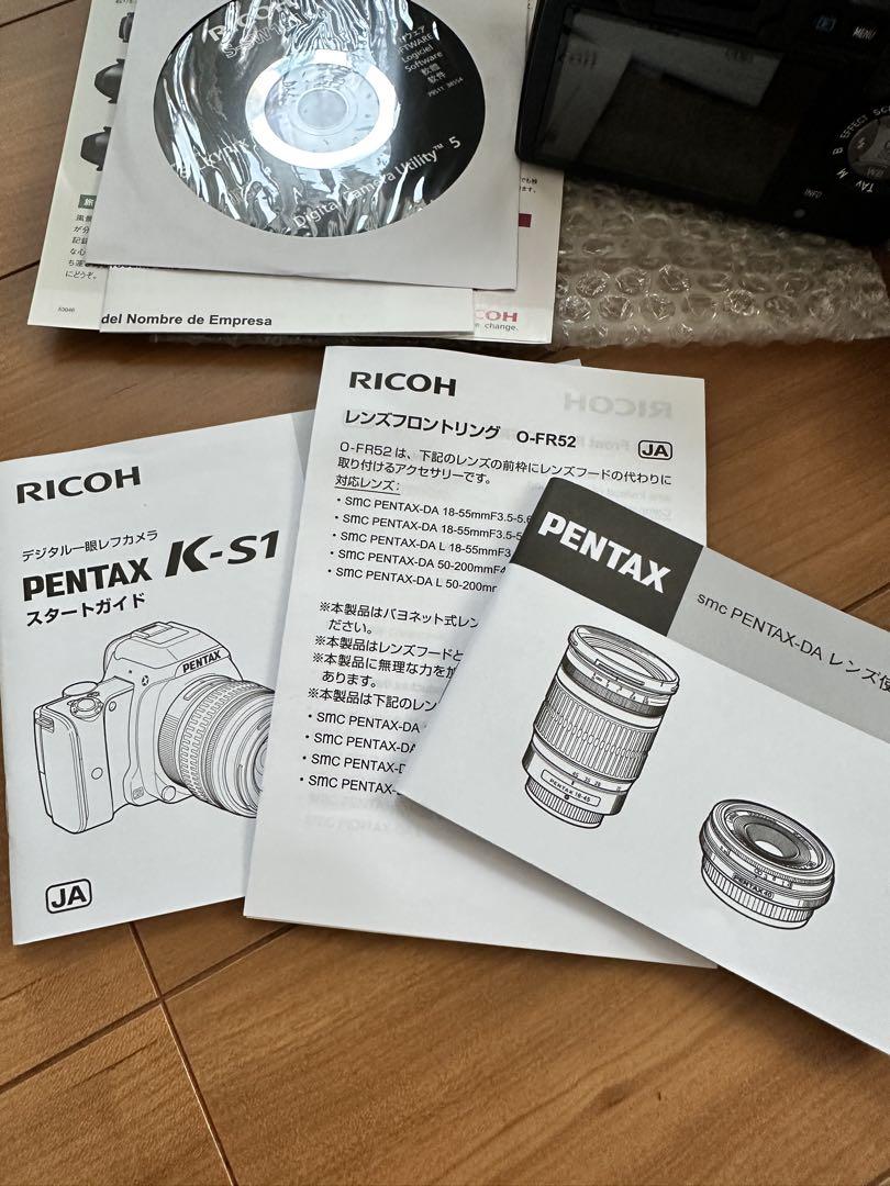 【中古品】PENTAX K-S1 デジタル一眼レフ ダブルレンズキ