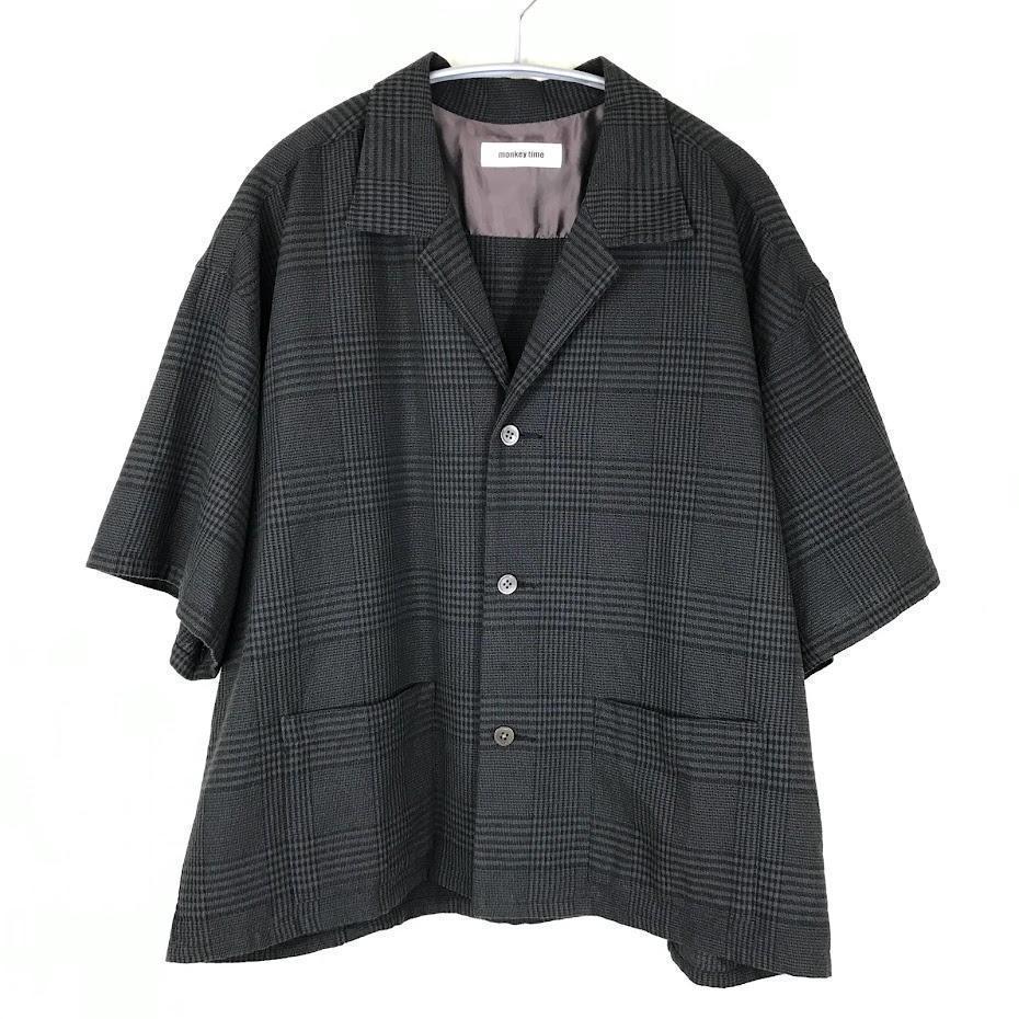 BLC CHECK CROPPED OP SHIRT/クロップドシャツ