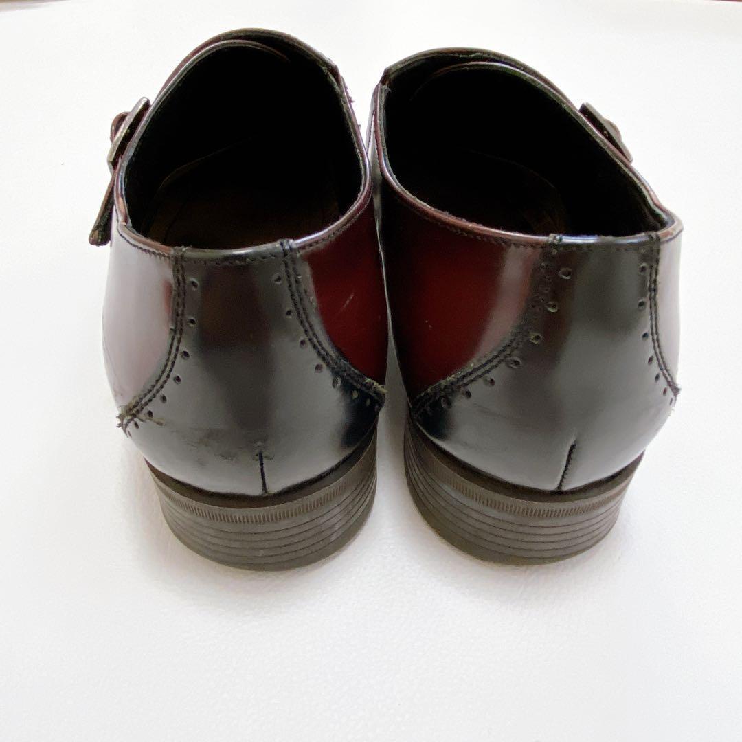 LANVIN COLLECTION レザーシューズ ビジネス バイカラー26.5