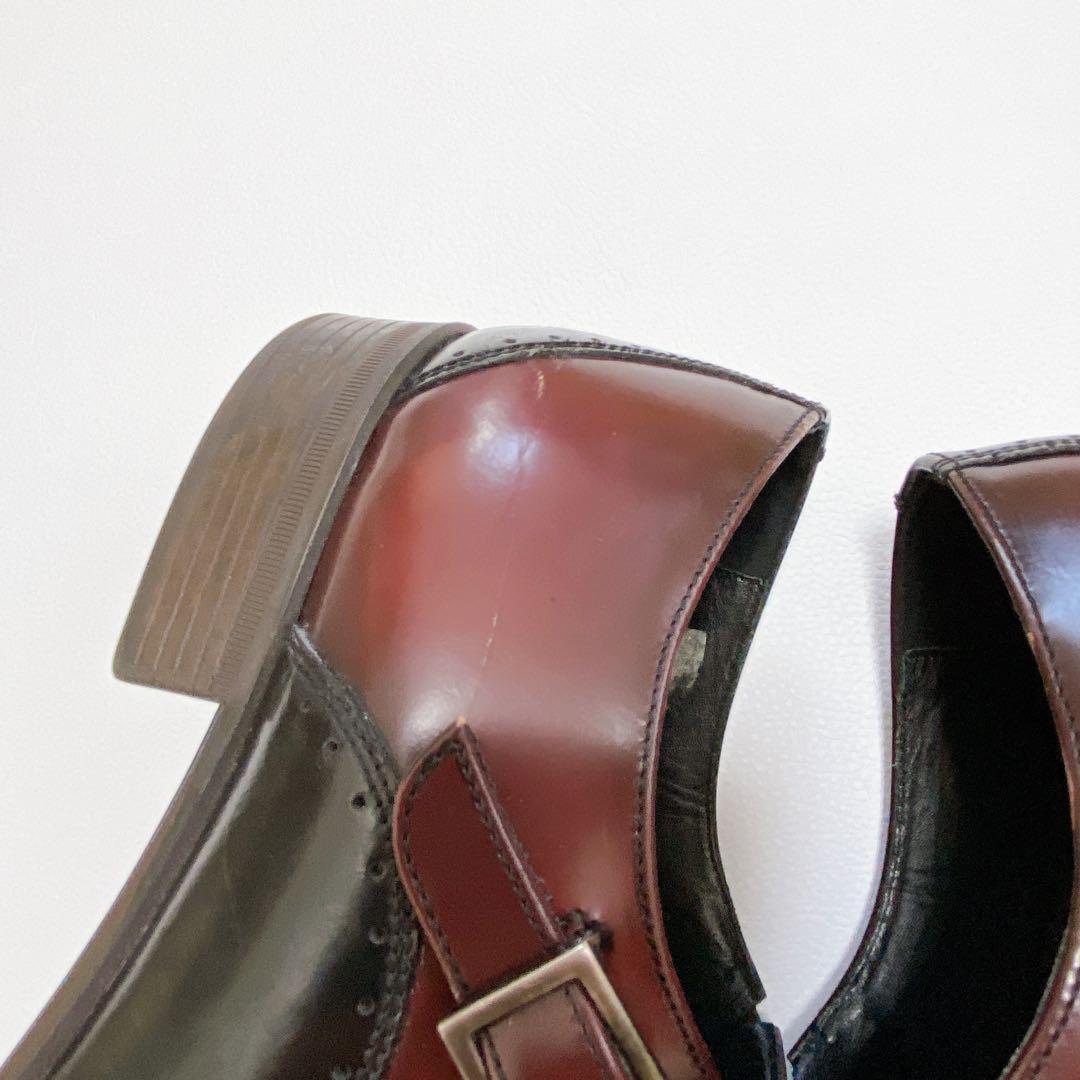 LANVIN COLLECTION レザーシューズ ビジネス バイカラー26.5