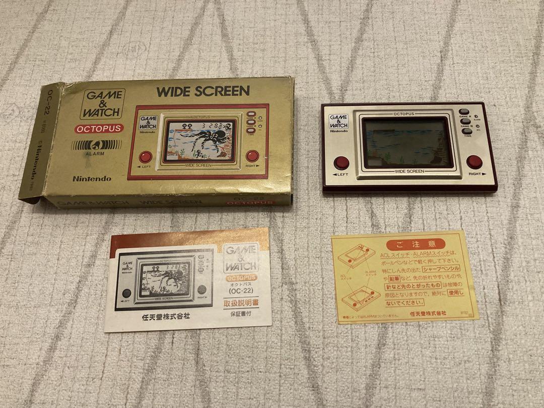 Game&watch ゲームウォッチ オクトパス OC-22 箱付き 本体