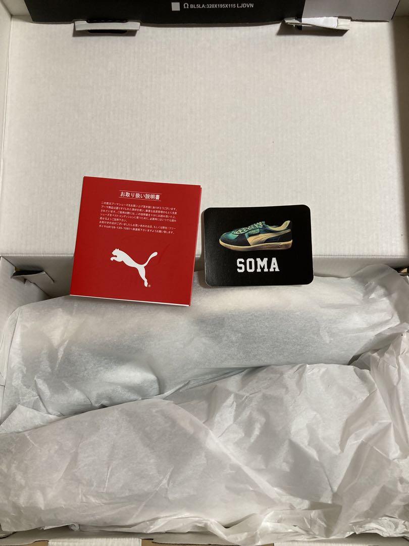 靴 PUMA soma PALERMO MIJ GREEN MONSTER